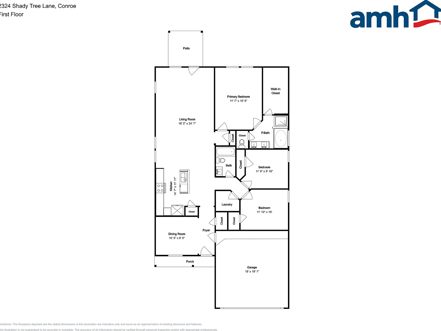 3 bed, 2.0 bath, 1520 sqft, $1,705 — Photo 2