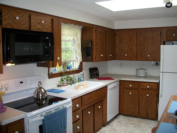 Kitchen with skylight