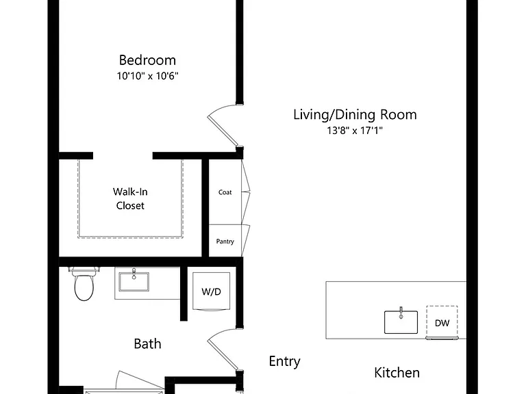 1 Bed 1 Bath in Glendale | 743 sq ft 1 Bed 1 Bath in Glendale | 743 sq ft
