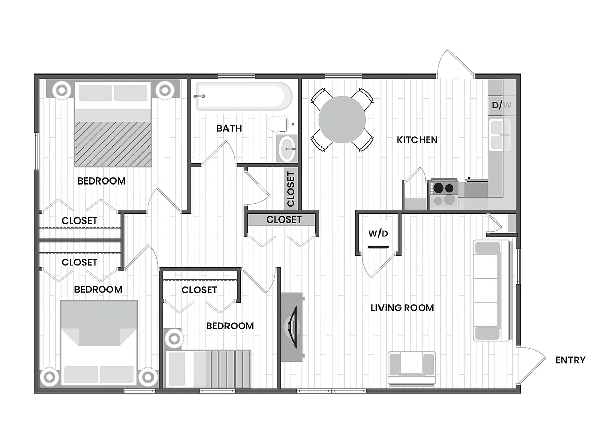 Floor plan 3 Bedroom