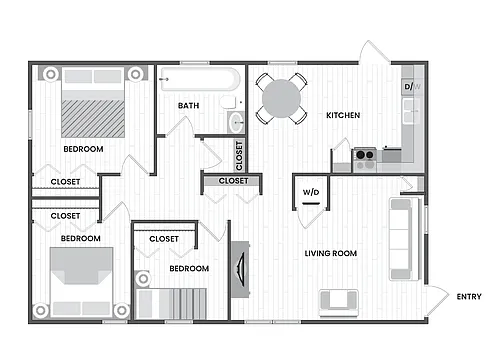 Floor plan 3 Bedroom
