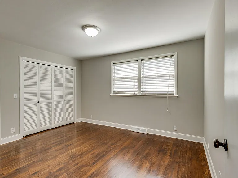 Master bedroom with two large closets and ensuite bathroom