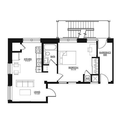 Floor plan Carter-202-302-402-502