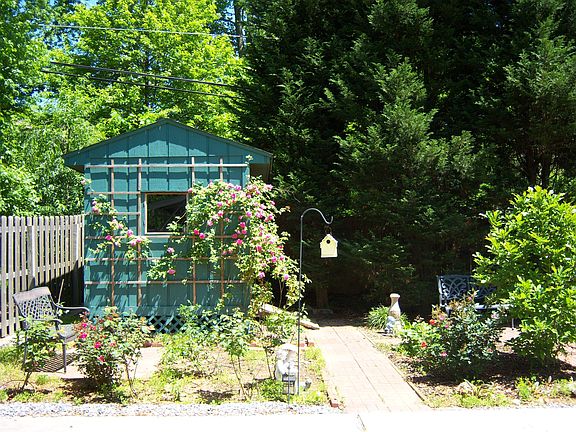 Rose Garden & Shed