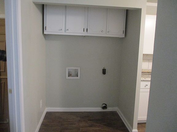 Laundry nook, off of kitchen