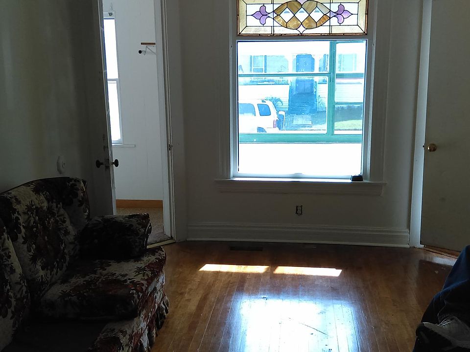 living room facing street