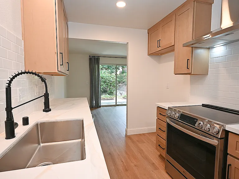 New kitchen appliances, range, hood, dishwasher