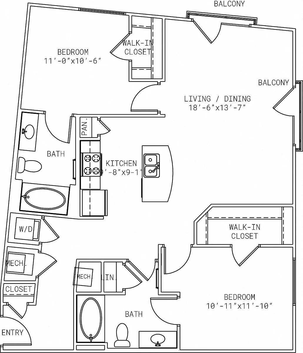 Floor plan 1-B3