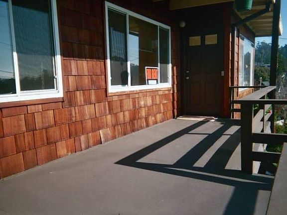 Entry and private deck