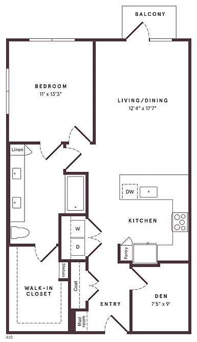 Floor plan A11 Den
