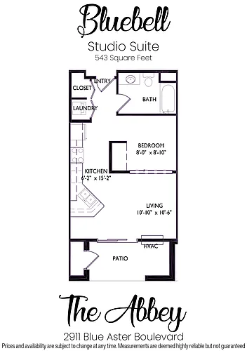 Floor plan Bluebell