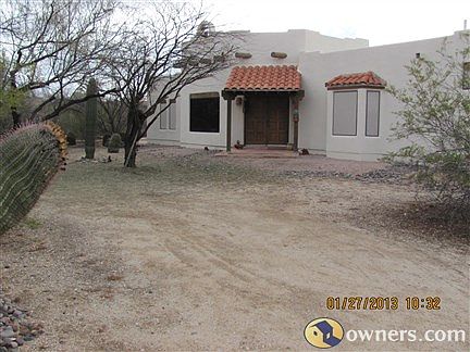 Front of the house from the driveway