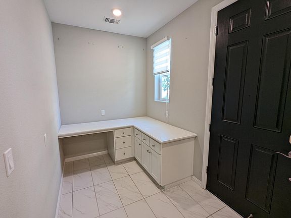 Built-in office on the first floor