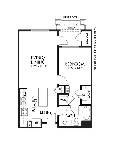 Floor plan Pisa