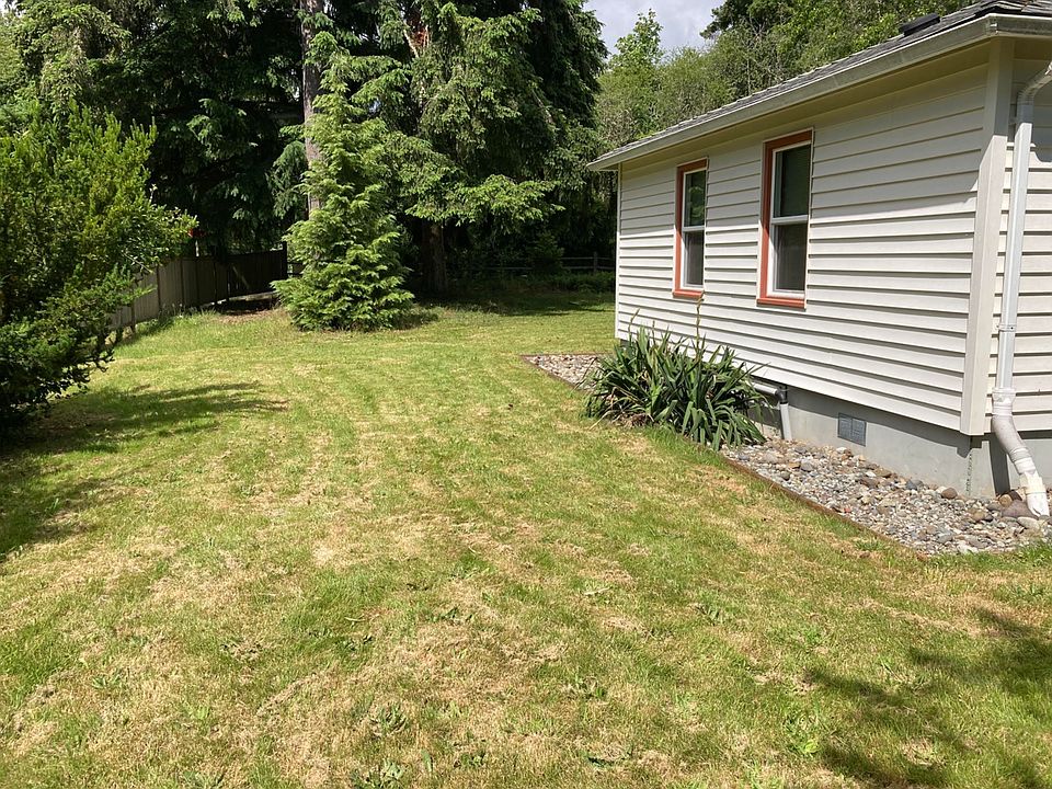 Side yard looking west.