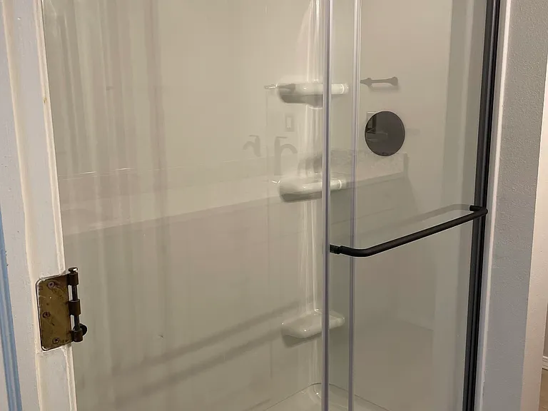 Brand new built in shower in master bath