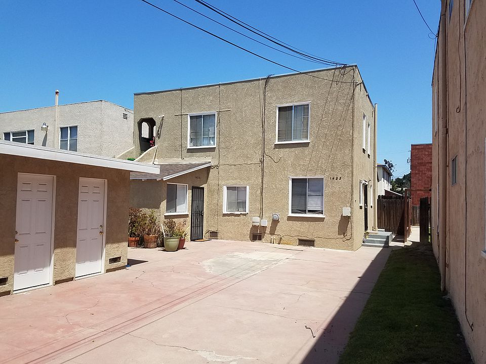 Triplex behind house