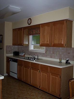 updated kitchen with dishwasher
