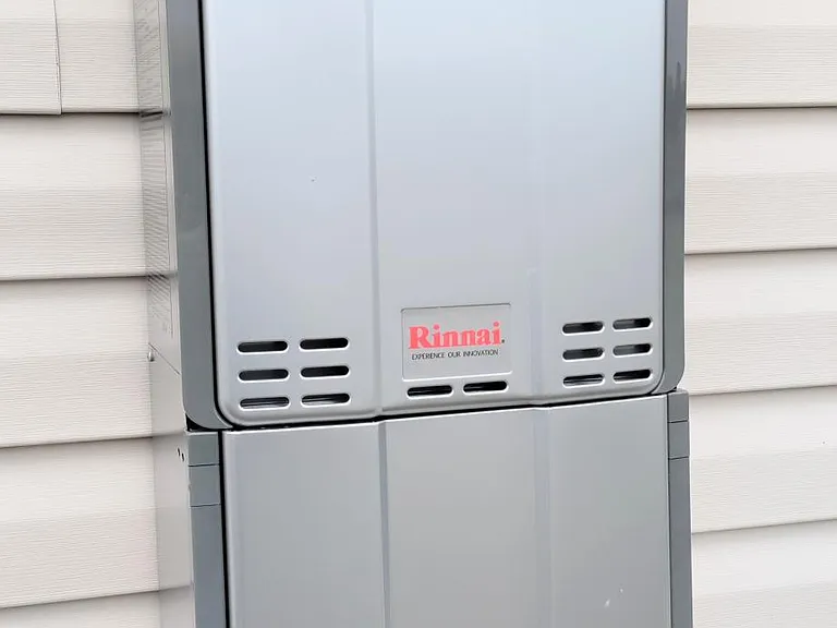 Rinnai instant-on hot water...no wasted electricity on a water heater!