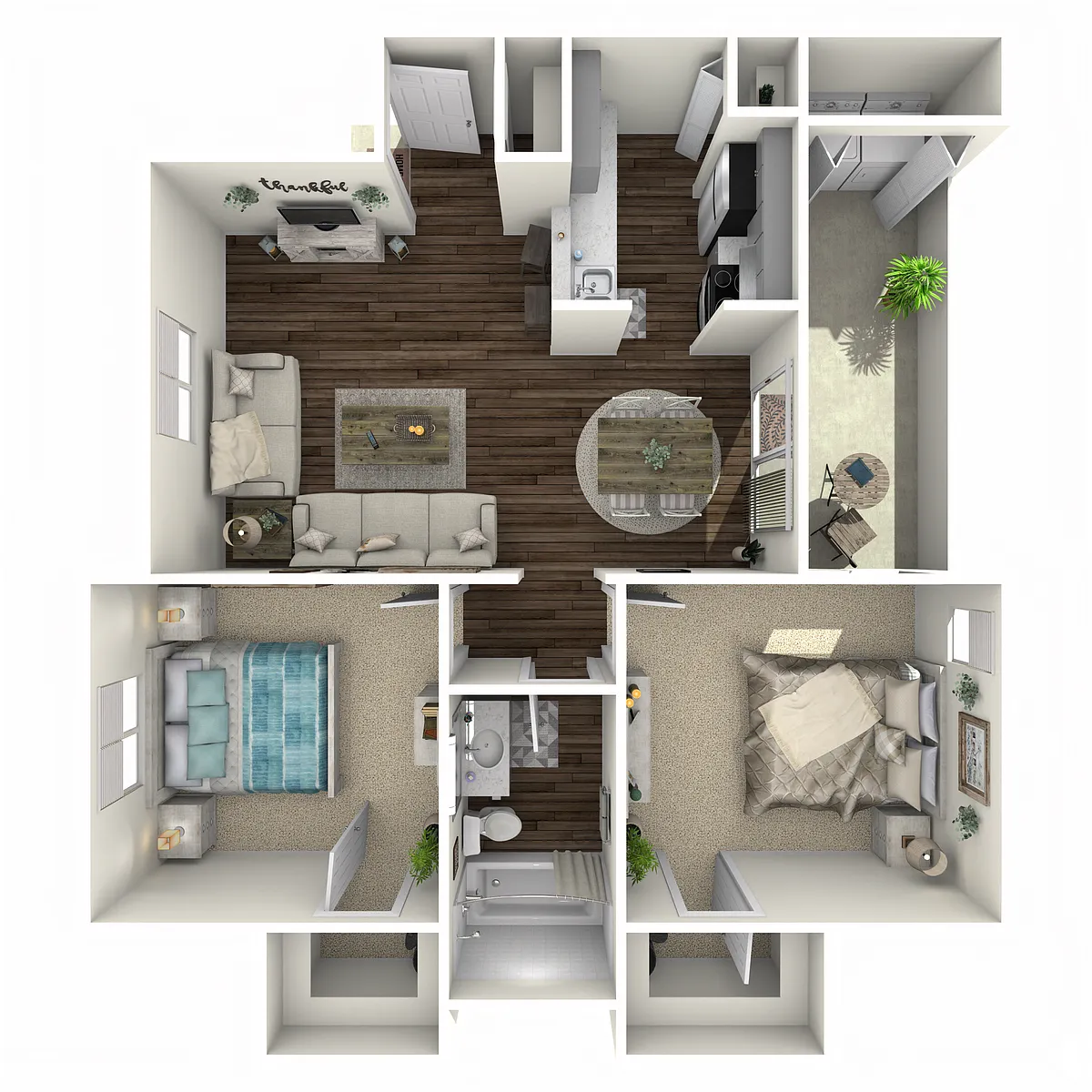 Floor plan B1