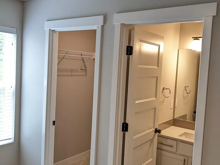 Walk-in Closet and Attached Bathroom for second bedroom.
