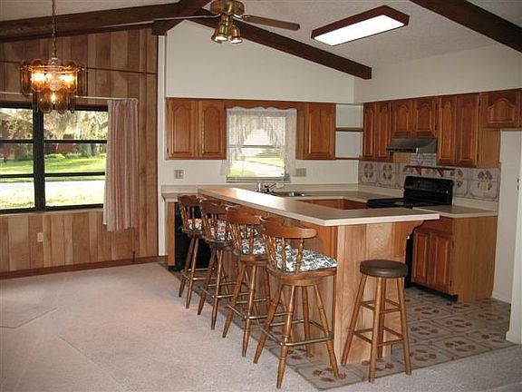 kitchen with breakfast bar