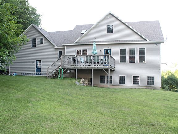 Rear of house with deck