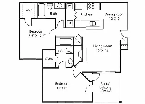 Floor plan B3