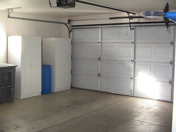 Clean 2 car garage