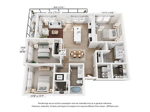 Floor plan C1