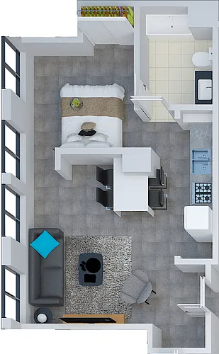 Floor plan LOFTC5
