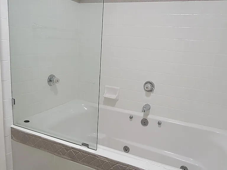 Master bathroom with jetted tub