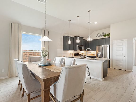 Dining area next to kitchen