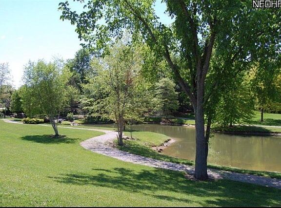 Private pond across street