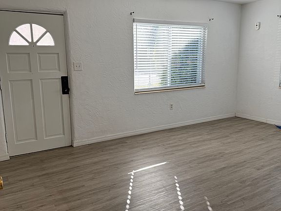 Front entry into living room