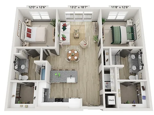 Floor plan B1