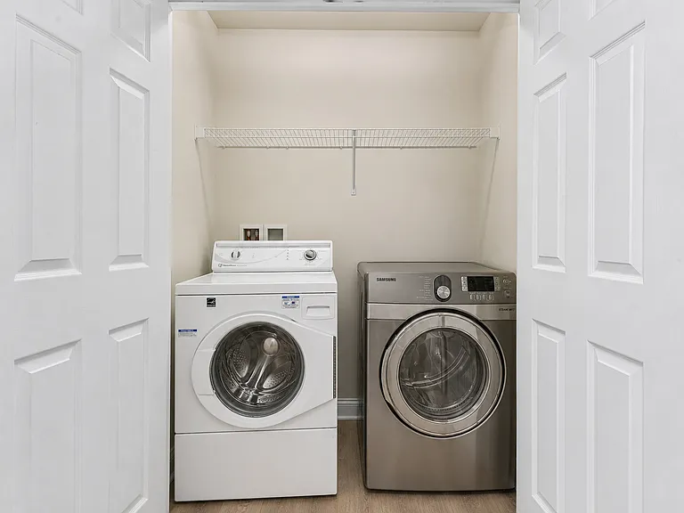 Bedroom Level - Washer and Dryer