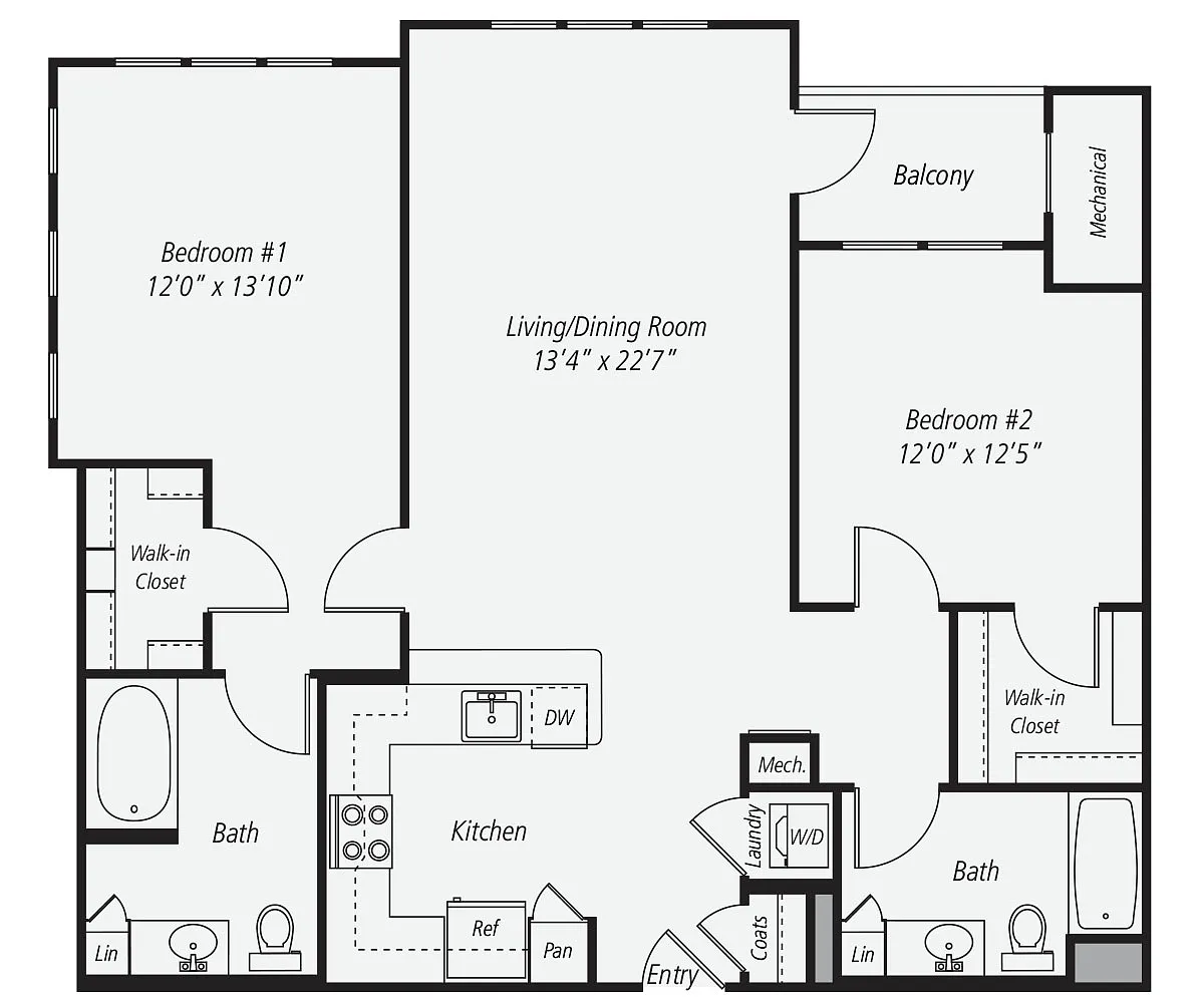 Floor plan B12-1226