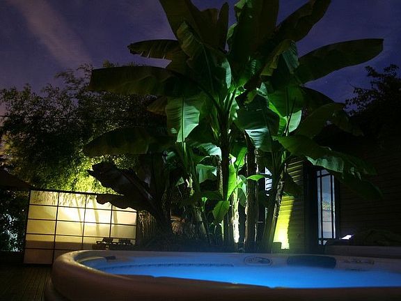 Hot Springs 2000 "Classic" Spa at night