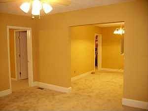 New carpet, new paint, new light fixtures