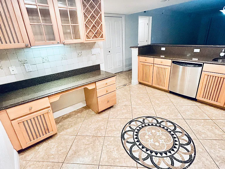 Custom cabinets - multi-purpose desk area