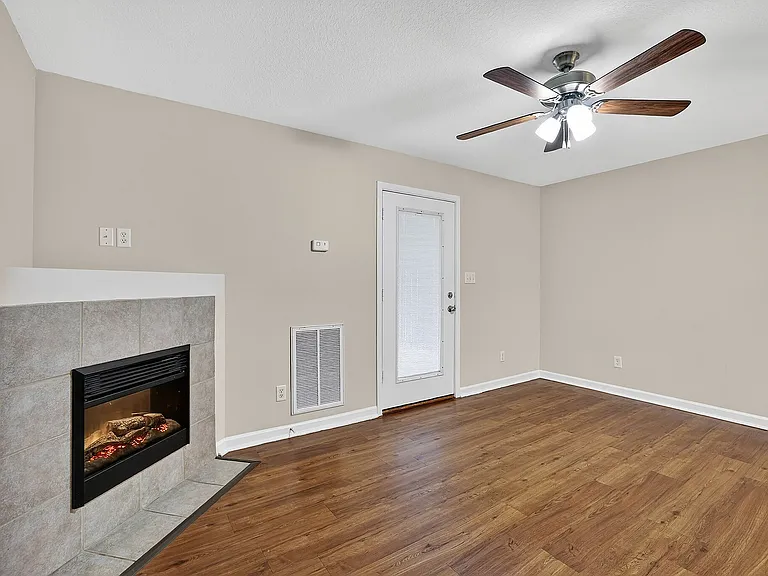 Living Room Fireplace Close Up