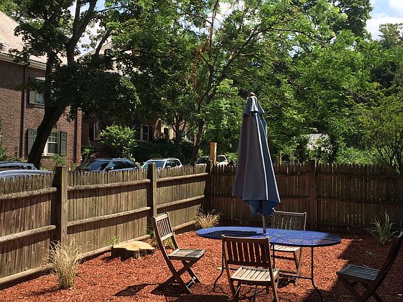 outside garden area