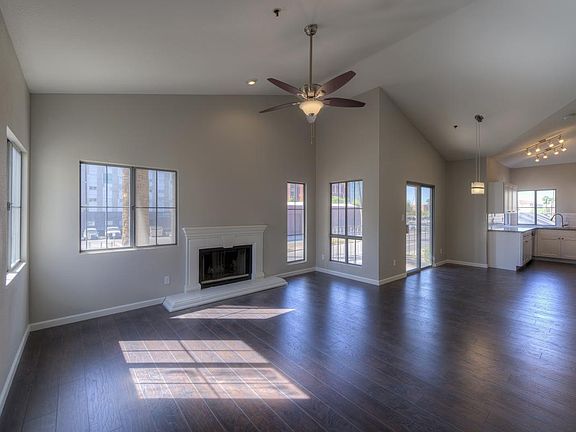 Great lighted open space! Living room, dining room and kitch