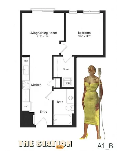 Floor plan A1-B