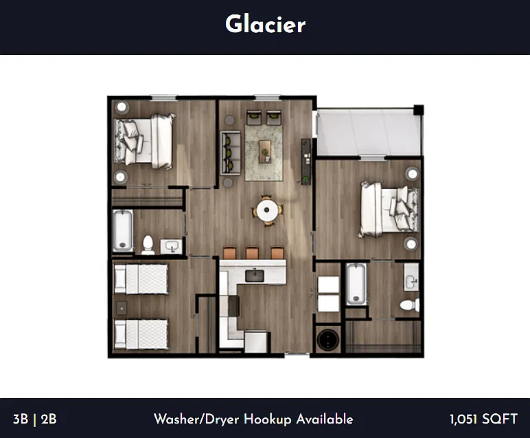 Floor plan Glacier