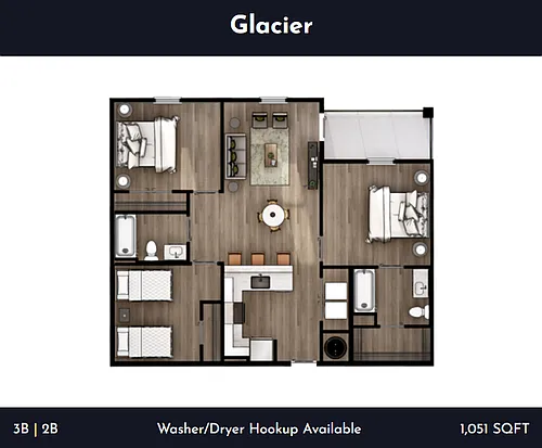Floor plan Glacier