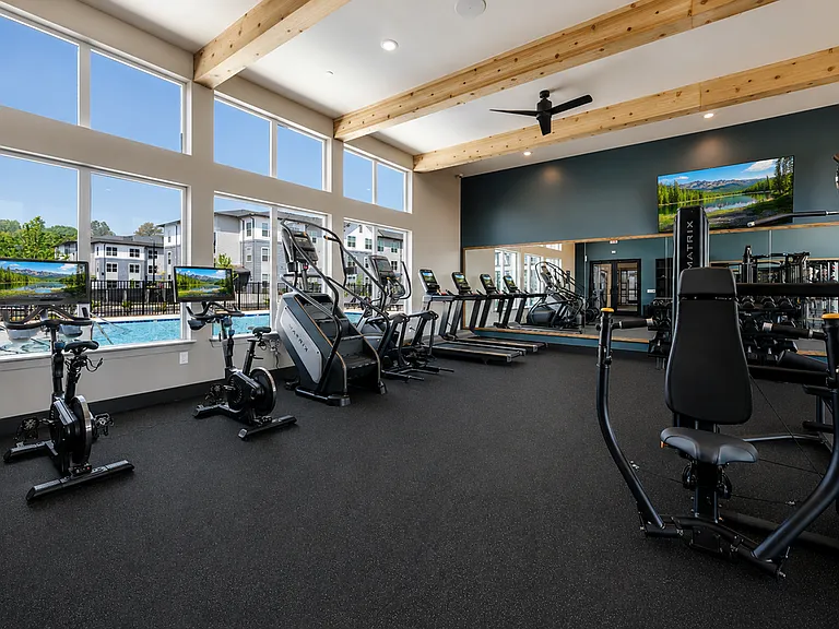 State-of-the-art Fitness Center at Bolton West Charlotte Apartments
