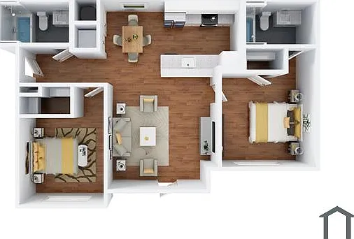 2 bed, 1037 sqft, $1,682 — Photo 2