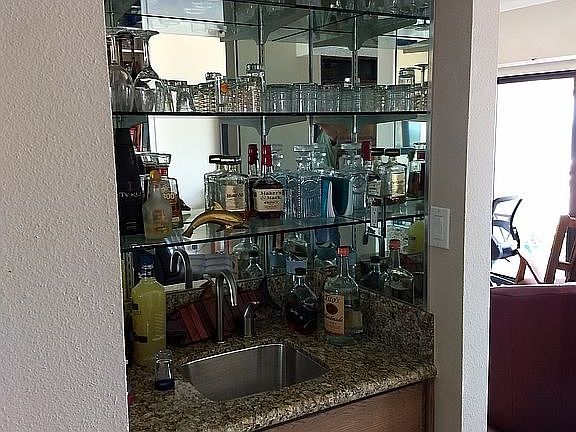 Wet bar.